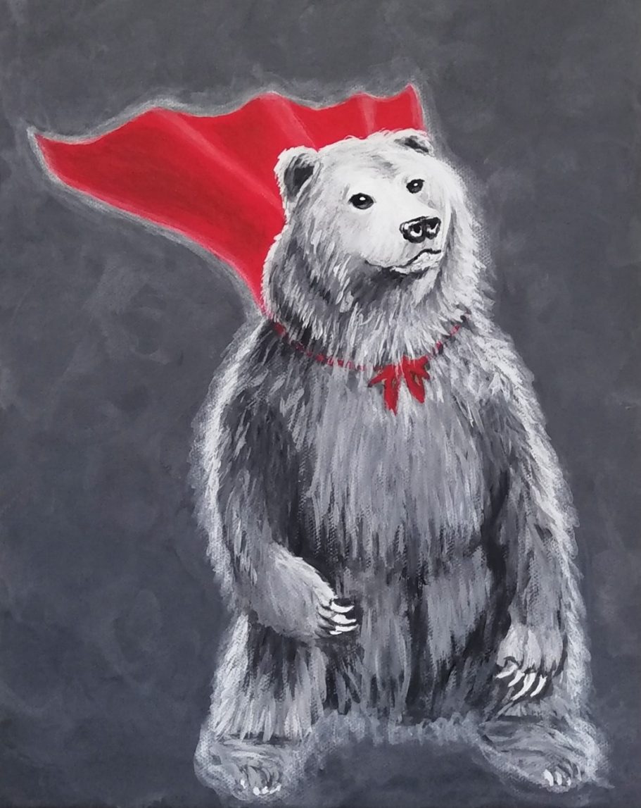 Super-Bär, 30x24 cm